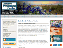 Tablet Screenshot of laketraviswellnesscenter.com